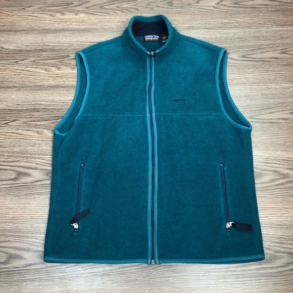 Patagonia Other - Patagonia Synchilla Teal Green Fleece Vest L